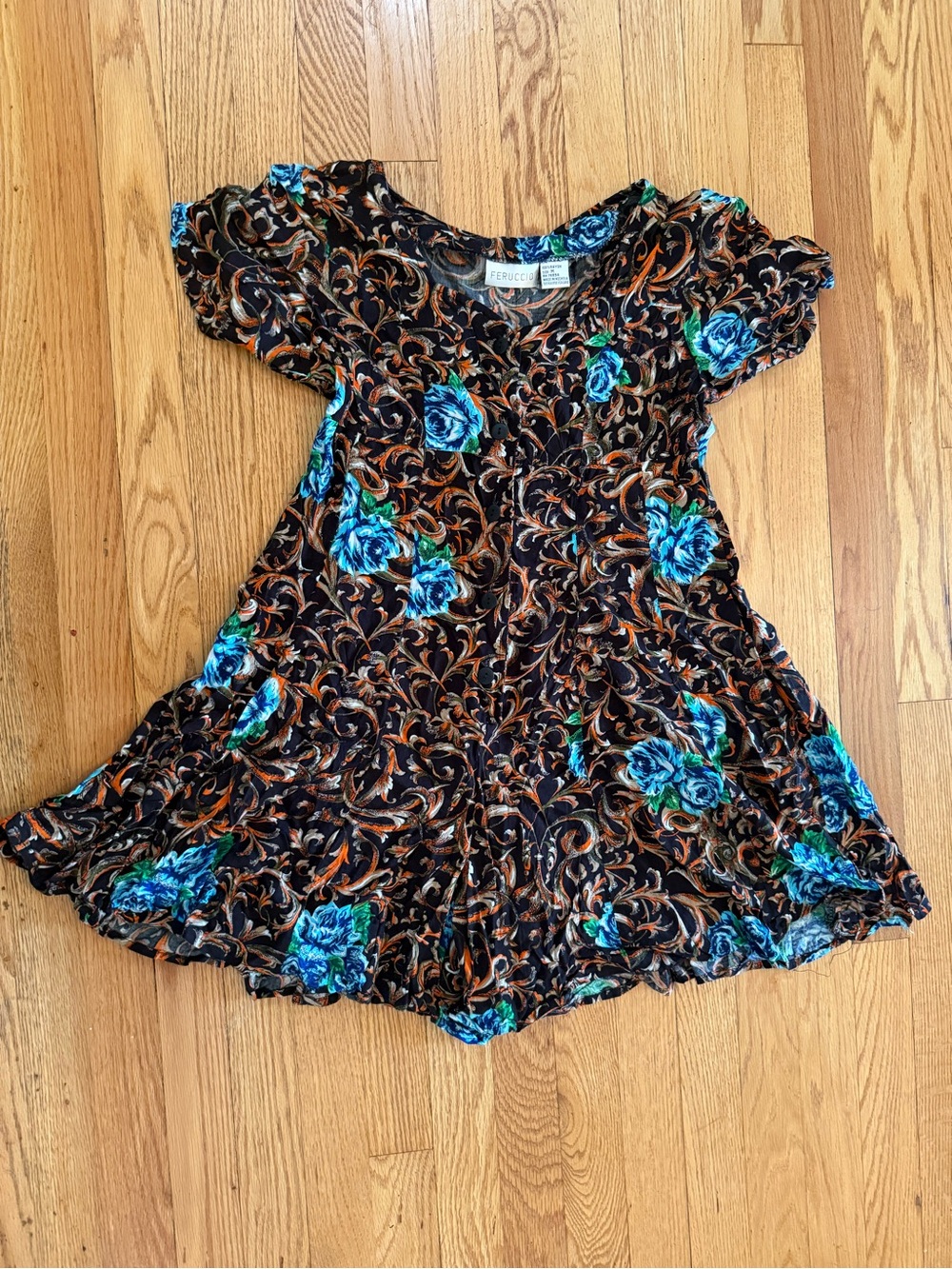 Vintage abstract romper